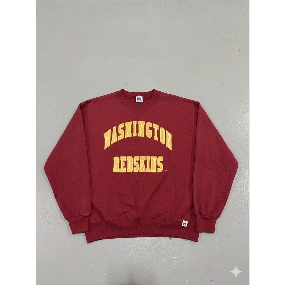 Vintage 90s Russell Athletic Washington Redskins Crewneck Size L Made in USA